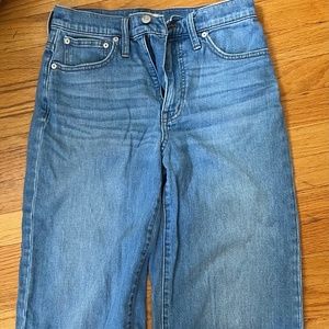 Madewell High Waist Wide Leg Crop Sz 27